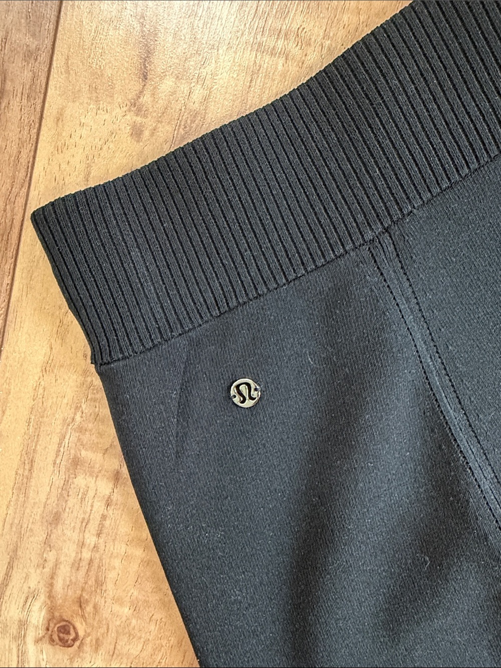 lululemon athletica Black Mini Skirt New!